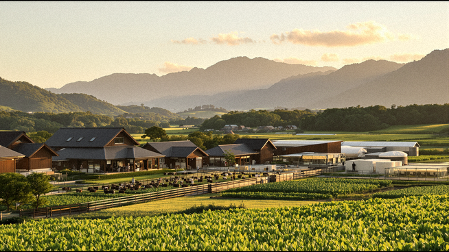 現代の長谷川ファームの風景